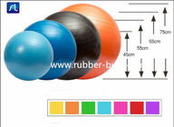 Equipamento da bola do exercício da bola da aptidão da bola do equilíbrio da ioga do material 600g 75cm do PVC do OEM
