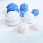 massagem colocando do copo da sução do silicone do vácuo azul diferente dos cuidados médicos do tamanho 4Pcs