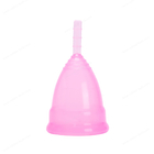 Copo menstrual, copos reusáveis do período do silicone ajustados com o fluxo esterilizando dobrável do copo, o regular &amp; o pesado, BPA livre, flexível