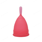 Do silicone macio superior da categoria médica do copo do período menstrual copo menstrual reusável para as mulheres que incluem o saco portátil do armazenamento
