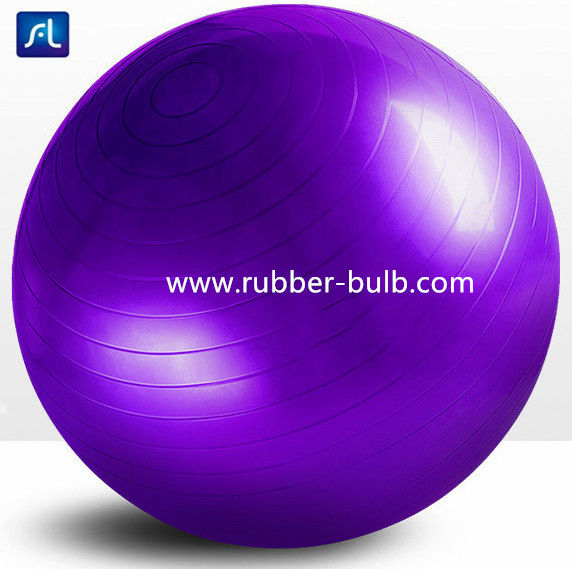 Equipamento da bola do exercício da bola da aptidão da bola do equilíbrio da ioga do material 600g 75cm do PVC do OEM