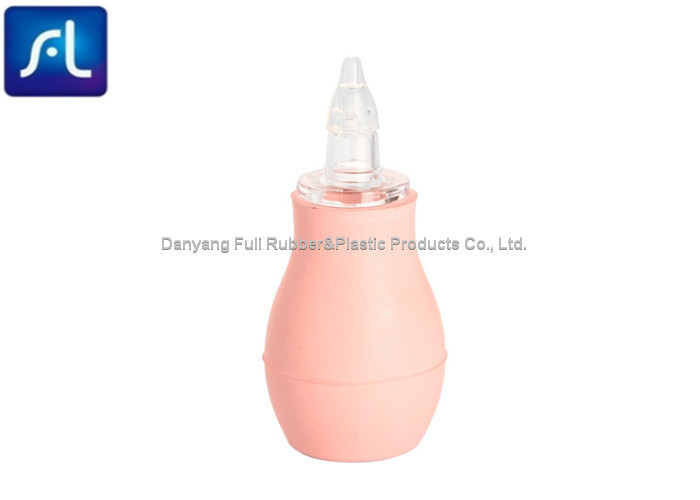 Seringa cor-de-rosa da orelha do bulbo do PVC, aspirador seguro do nariz do bebê do elevado desempenho
