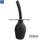 Lavagem anal limpa preta do jogo 7.6oz do bulbo do enema do silicone para mulheres dos homens com o bocal Hose+4 substituível de 19.7in (preto)