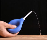 Bulbo reusável do enema da borracha/silicone de Softable das saúdes ao domicílio 224ml azuis para a lavagem anal