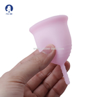 O OEM da senhora Menstrual Cup do silicone personaliza Logo Colorful Foldable Reusable