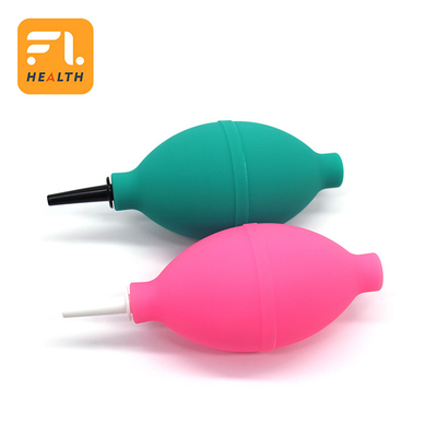 Bulbo de limpeza de Digitas feito pelo mandril do ventilador de ar 9.9mm do PVC com a agulha plástica branca da seringa