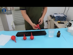 FULI 30ml 60ml 90ml 120ml seringa de borracha descartável para ouvido