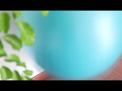 Bola à prova de explosões da ioga da aptidão 45cm do Pvc com bola do exercício da bomba de ar do equipamento do exercício bola da ioga